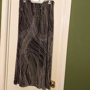 Western Connection II Print Skirt